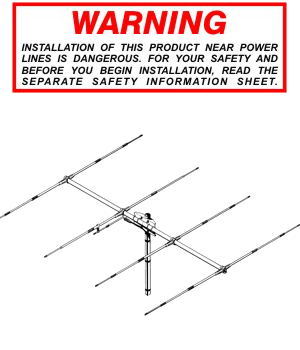Sirio antena directiva 10/11m 4 Elementos