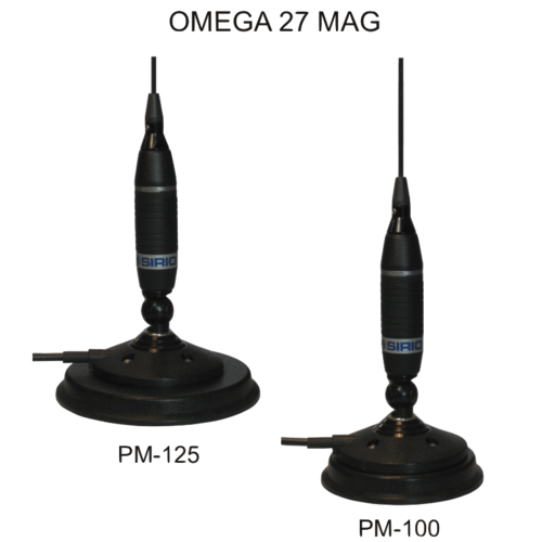 Sirio Antena CB 27 Omega 27 con base Magnética